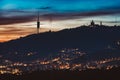 Panoramic view of Barcelona, Spain Royalty Free Stock Photo