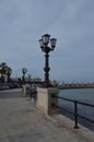 Panoramic view of Bari coastline, Italy Royalty Free Stock Photo