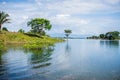 Panoramic view of Barinas dam Royalty Free Stock Photo