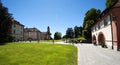 Panoramic view of the baroque castle on Mainau island/Germany