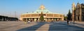 Panoramic view of the Basilica of Guadalupe in Mexico City