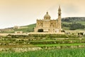 Ta Pinu church, panoramic view, Malta, Gozo island Royalty Free Stock Photo