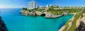 Panoramic View of Bay Majorca Royalty Free Stock Photo