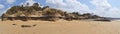 Panoramic view of the beach at Anglesea, Victoria Royalty Free Stock Photo