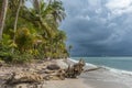 Panoramic view of the beach of Boca del Drago Royalty Free Stock Photo