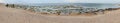 Panoramic View of a Beach Royalty Free Stock Photo