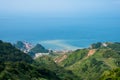 Panoramic View of The Beautiful Coastline, Yinyang Sea, Geographic Park, New Taipei City