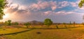 Panoramic Countryside Landscape Royalty Free Stock Photo