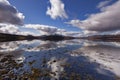 Panoramic view of a beautiful landscape Royalty Free Stock Photo