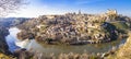 Panoramic view of beautiful medieval Toledo