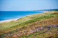 Panoramic view of beautiful nature on the Baltic Sea