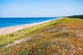 Panoramic view of beautiful nature on the Baltic Sea