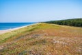 Panoramic view of beautiful nature on Baltic sea