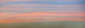 Panoramic view of a beautiful pink sky at sunset Royalty Free Stock Photo