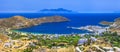 Panoramic view of beautiful Serifos island Royalty Free Stock Photo