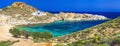 Panoramic view of beautiful Serifos island Royalty Free Stock Photo