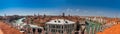 Panoramic view of the beautiful Venice city and the Grand Canal in a sunny early spring day Royalty Free Stock Photo