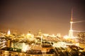 Berlin tv tower lightpainting Royalty Free Stock Photo