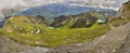 Panoramic view of Berner Oberland from Stockhorn Royalty Free Stock Photo