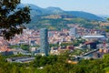 Panoramic view of Bilbao cityscape Royalty Free Stock Photo