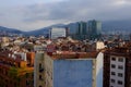 Panoramic view of Bilbao skyline