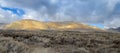 Panoramic view of The Bingham Canyon Mine Or Kennecott Copper Mine Royalty Free Stock Photo