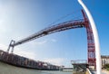 Panoramic view of the Biscay Bridge Royalty Free Stock Photo