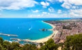 Panoramic view of Blanes Royalty Free Stock Photo