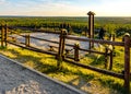 Bledowska Desert with observation platform at Czubatka view point near Klucze in Lesser Poland