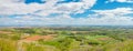 Panoramic view from the Blomidon park look off Royalty Free Stock Photo