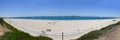 Panoramic view Bluff Park, Long Beach, Los Angeles California, United States of America Royalty Free Stock Photo