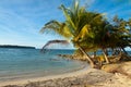 Panoramic view of Boca del toro beach Royalty Free Stock Photo