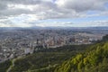 Panoramic view of Bogota city Royalty Free Stock Photo