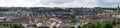 A panoramic view of the Bogside area of west Derry / Londonderry looking from the City walls toward the Creggan Estate