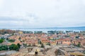 Panoramic view of Bolsena, Italy overlooking Lake Bolsena Royalty Free Stock Photo