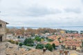 Panoramic view of Bolsena, Italy overlooking Lake Bolsena Royalty Free Stock Photo