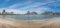 Panoramic view of Botafogo Beach and Sugar Loaf Mountain - Rio de Janeiro, Brazil Royalty Free Stock Photo