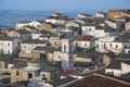 Panoramic view of Bovino. Apulia. Italy. Royalty Free Stock Photo