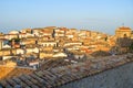 Panoramic view of Bovino. Puglia. Italy.