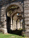 Panoramic view bows ruins of Palais Gallien