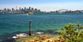 Panoramic view from Bradley's Head Royalty Free Stock Photo