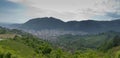 Panoramic view Brasov Romania Royalty Free Stock Photo