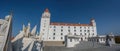 Panoramic view of Bratislava Castle - Bratislava, Slovakia Royalty Free Stock Photo