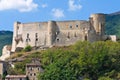 Panoramic view of Brienza. Basilicata. Italy. Royalty Free Stock Photo