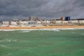 Panoramic view of Brighton coast, East Sussex