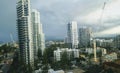 Panoramic view of Broadbeach Qld Australia