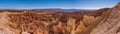 Panoramic view of Bryce Canyon Nation Park Royalty Free Stock Photo