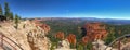 Panoramic view of Bryce Canyon National Park landscape, Utah Royalty Free Stock Photo