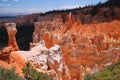 A panoramic view of the Bryce Canyon National Park from Sunset point Royalty Free Stock Photo