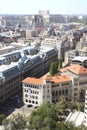 Panoramic view of Bucharest (Romania) Royalty Free Stock Photo